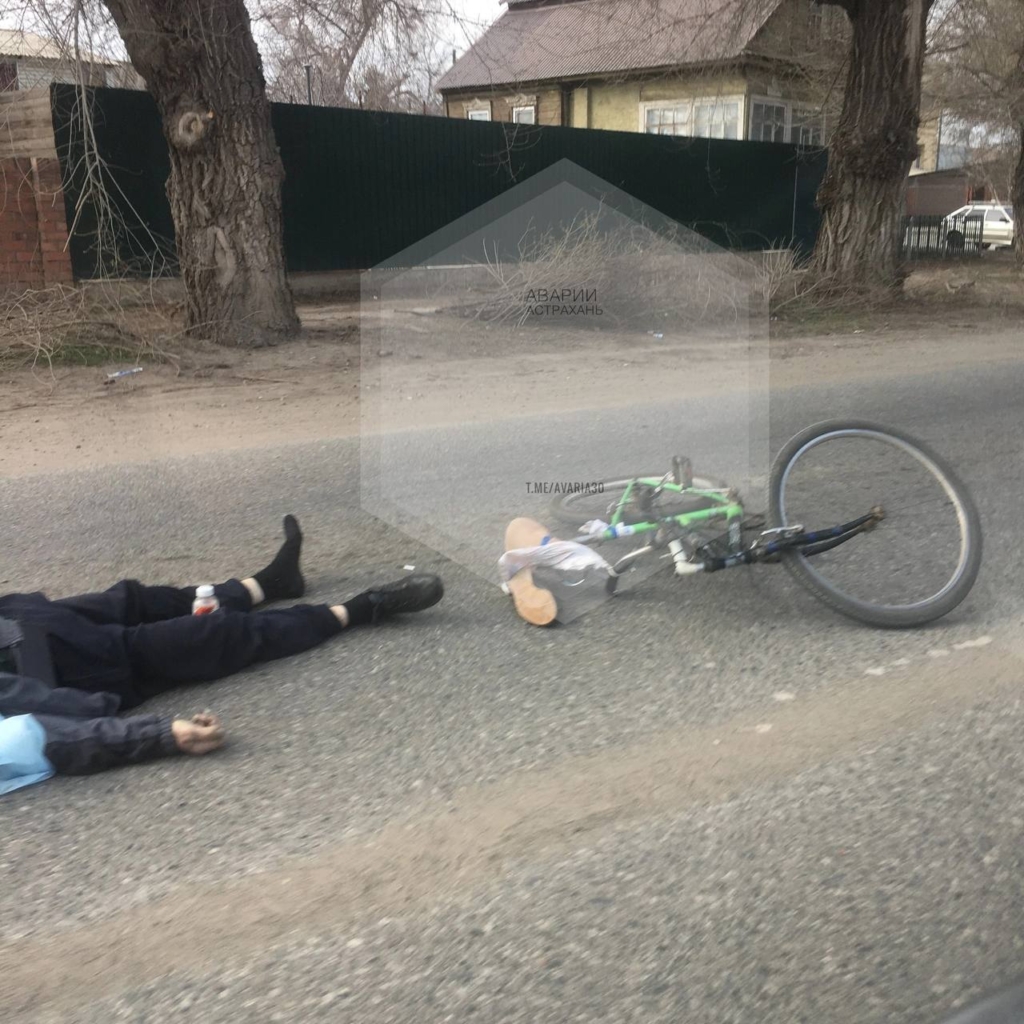 Астраханец умер во время движения на велосипеде