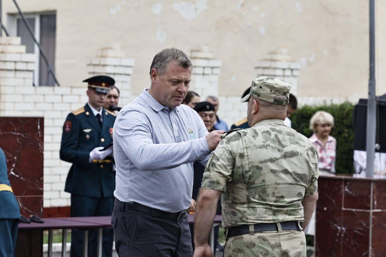 В Астрахань со спецоперации вернулись военнослужащие Росгвардии