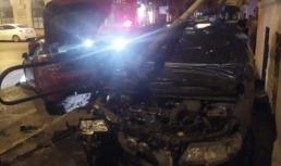 В ночной аварии в центре Астрахани пострадало два человека