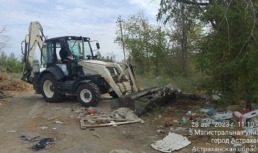 С улиц Астрахани за сутки вывезли 70 тонн мусора