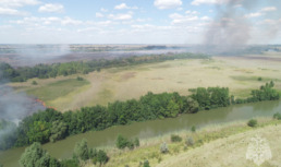 В Астраханском заповеднике ликвидировали крупный пожар