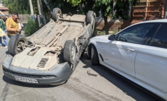 В Ленинском районе Астрахани произошло тройное ДТП