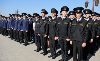 В Астрахани состоялось торжественное мероприятие – ритуал «Посвящение в курсанты»