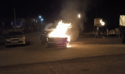 В Астрахани на съемках фильма подожгли автомобиль
