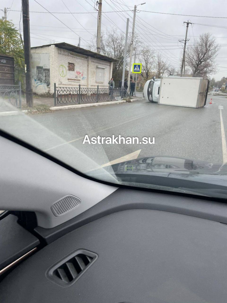 В Астрахани перевернулась «ГАЗель»