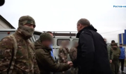 Астраханский губернатор встретился с мобилизованными бойцами