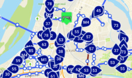 Астраханцы могут следить за «синими» автобусами на онлайн карте