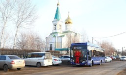 В Астраханской области 11 «синих» автобусов вышли на маршрут №190