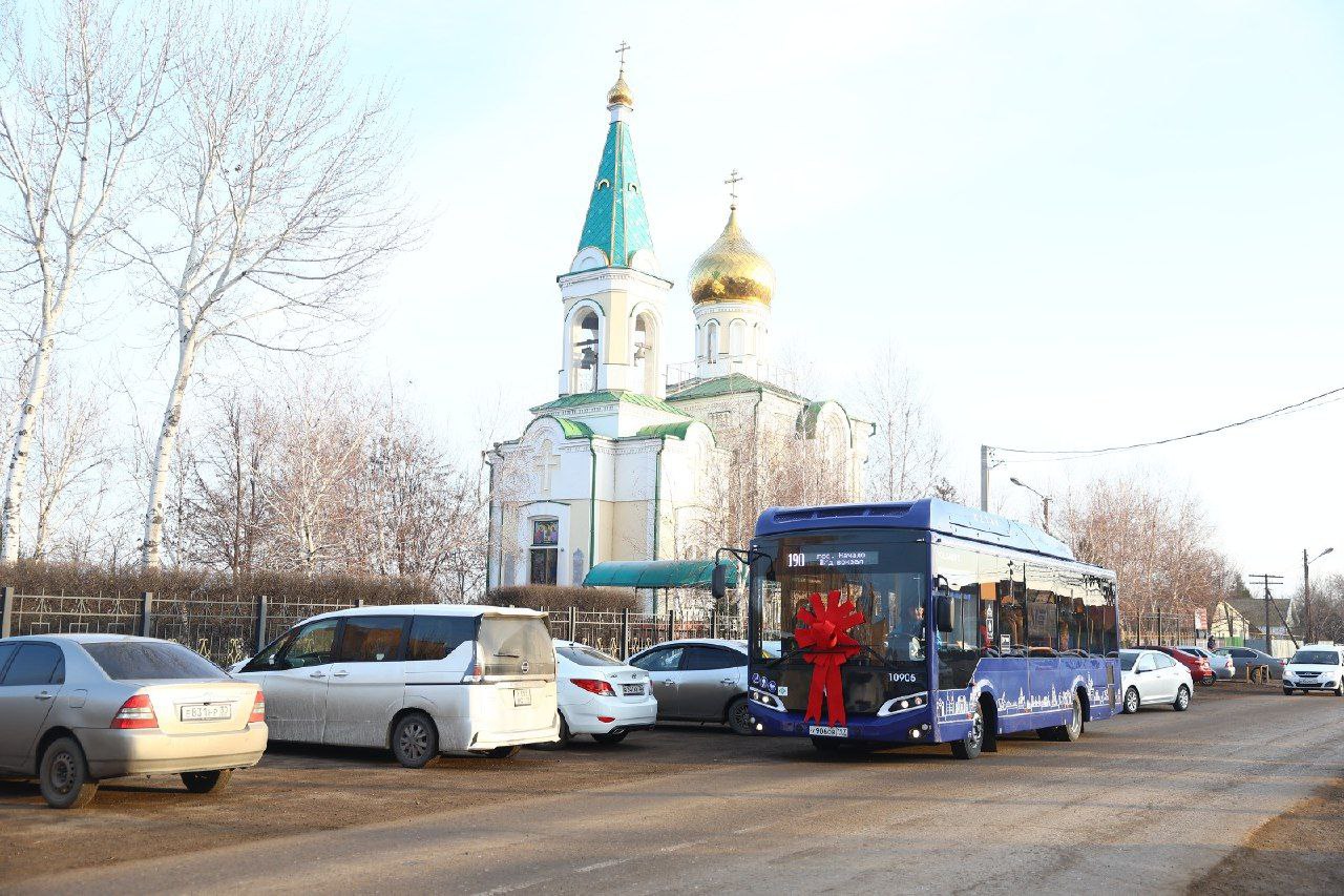 В Астраханской области 11 «синих» автобусов вышли на маршрут №190