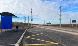 В Астраханской области отремонтировали подъезд к селу Оля