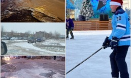 Игорь Бабушкин хоккей наледи водоканал