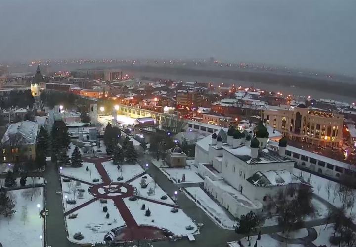 погода кремль снег зима