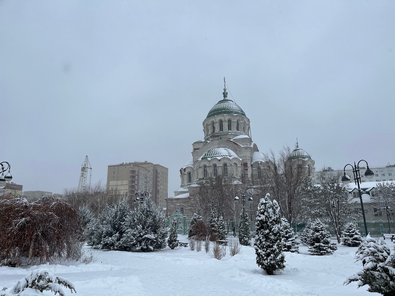 Астрахань в декабре