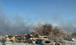 Жители ЗАТО Знаменск на протяжении недели задыхаются от запаха гари