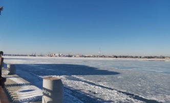 погода Волга холодно мороз лед