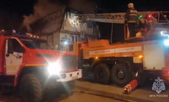 Вчера поздно вечером в Астрахани загорелась гостиница