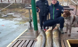 Туристы рассказали о трофейной добыче на подводной охоте в Астраханской области