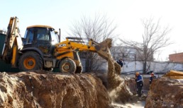 На улице Ахшарумова в Астрахани завершаются работы по реконструкции коммунальной сети