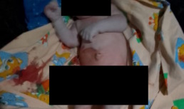 В Астраханской области нашли новорожденного ребенка, завернутого в окровавленные пеленки