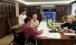 В Астраханском доме-интернате прошло выездное голосование