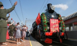 В Астрахани ограничат стоянку автомобилей из-за прибытия ретропоезда «Воинский эшелон»