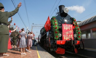 В Астрахани ограничат стоянку автомобилей из-за прибытия ретропоезда «Воинский эшелон»