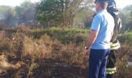 В Астраханской области прокуратура организовала проверку в связи с пожаром у дачных домов