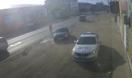 В Астрахани госавтоинспекторам пришлось стрелять из-за неадекватности водителя