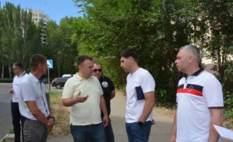 И.о. главы Астрахани Назар Кучерук провел выезд по Ленинскому району