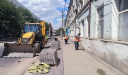 ремонт тротуаров на Свердлова