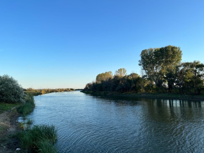 погода осень вода река