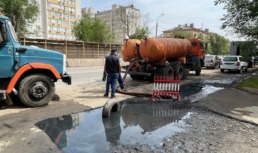 В Астрахани с начала года  промыли более 7 километров сетей канализации