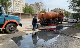 В Астрахани с начала года  промыли более 7 километров сетей канализации