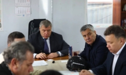 Игорь Бабушкин лично проверил ход реконструкции Северных очистных сооружений Игорь Бабушкин лично проверил ход реконструкции Северных очистных сооружений