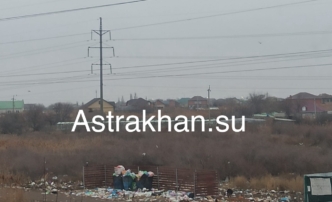 В астраханском садовом товариществе продолжается мусорный коллапс