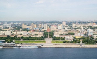 Волгоград с Волги