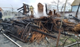 В Астраханской области на пожаре пострадал мужчина