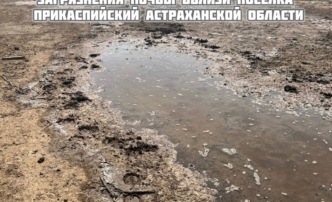 В Астраханской области на почву массово разлились фекалии