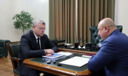Глава ЗАТО Знаменск представил главе Астраханской области отчет о развитии муниципалитета Глава ЗАТО Знаменск представил главе Астраханской области отчет о развитии муниципалитета