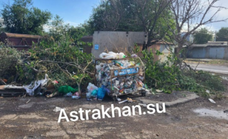 Астраханцы пожаловались на очередную мусорную свалку