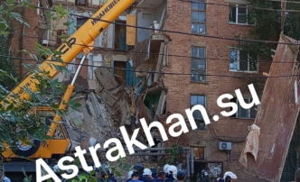 В Астрахани завершены работы по разбору конструкций обрушившегося дома