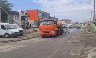 На улице Куликова в Астрахани начался ремонт в рамках нацпроекта