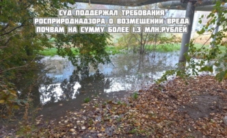 В Астрахани фекалии загрязнили почву на 1,3 миллиона рублей