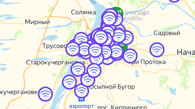 Для астраханцев и гостей региона создали карту с указанием бесплатных зон Wi-Fi
