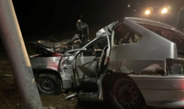 Водитель погиб в результате столкновения с коровой на трассе «Астрахань – Зеленга»