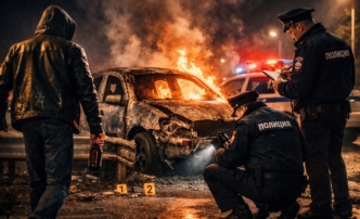 Поджог авто