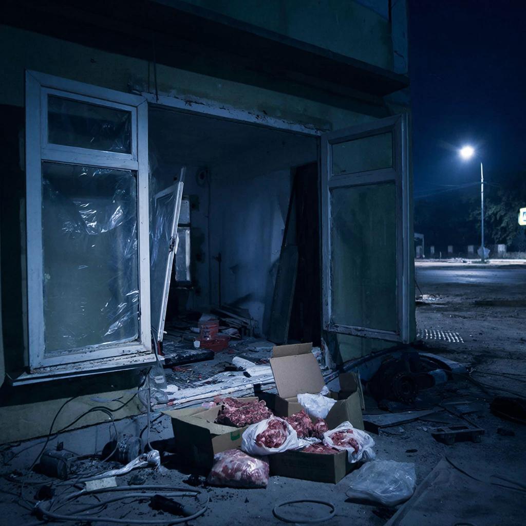 В Астрахани со стройки исчезли инструменты и запас мяса на шашлыки