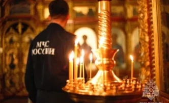 Астраханцам напомнили об основных правилах пожарной безопасности при посещении храмов на Рождество