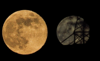 Астраханке удалось поймать Волчью Луну