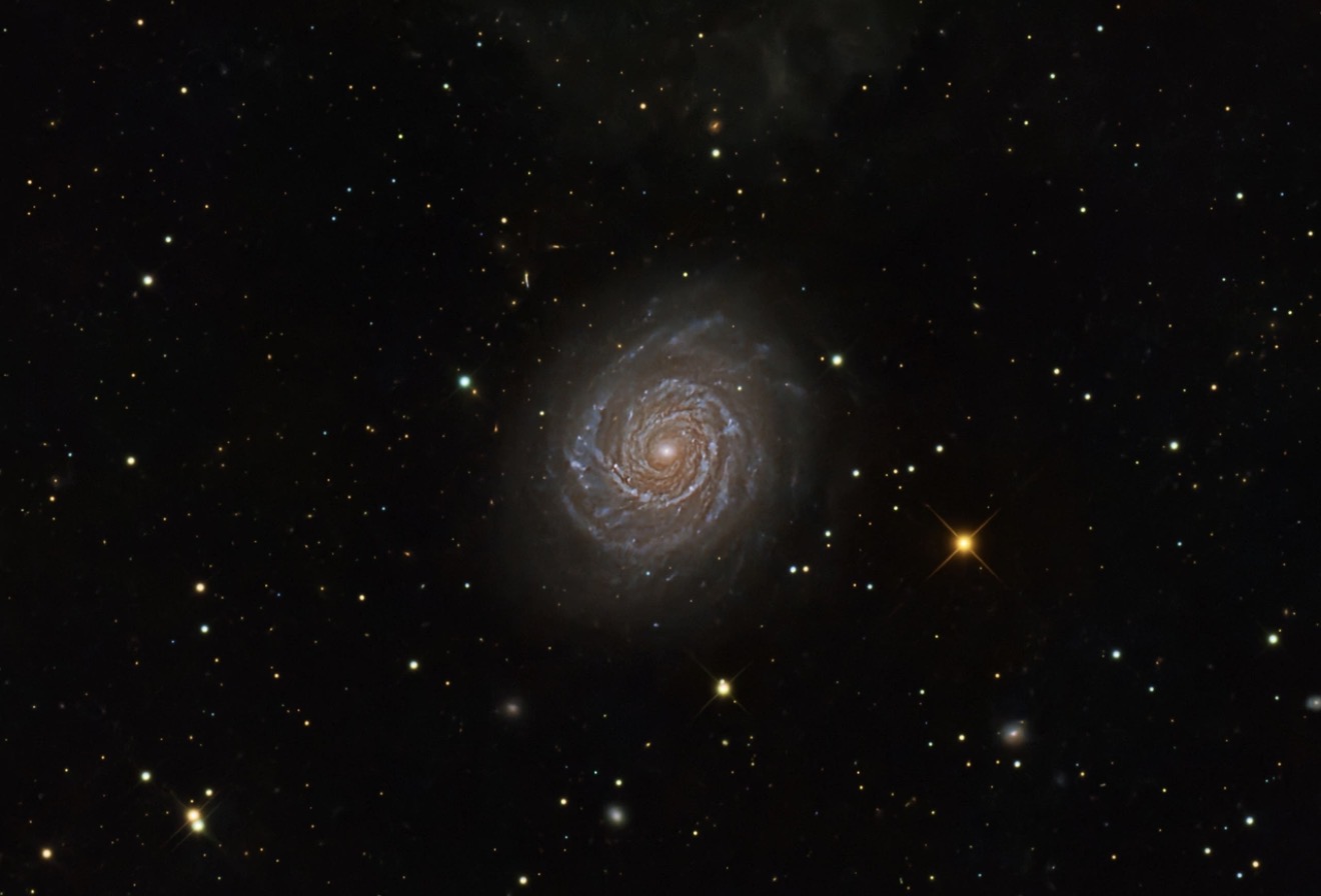 В Астраханской области запечатлели галактику редкого типа